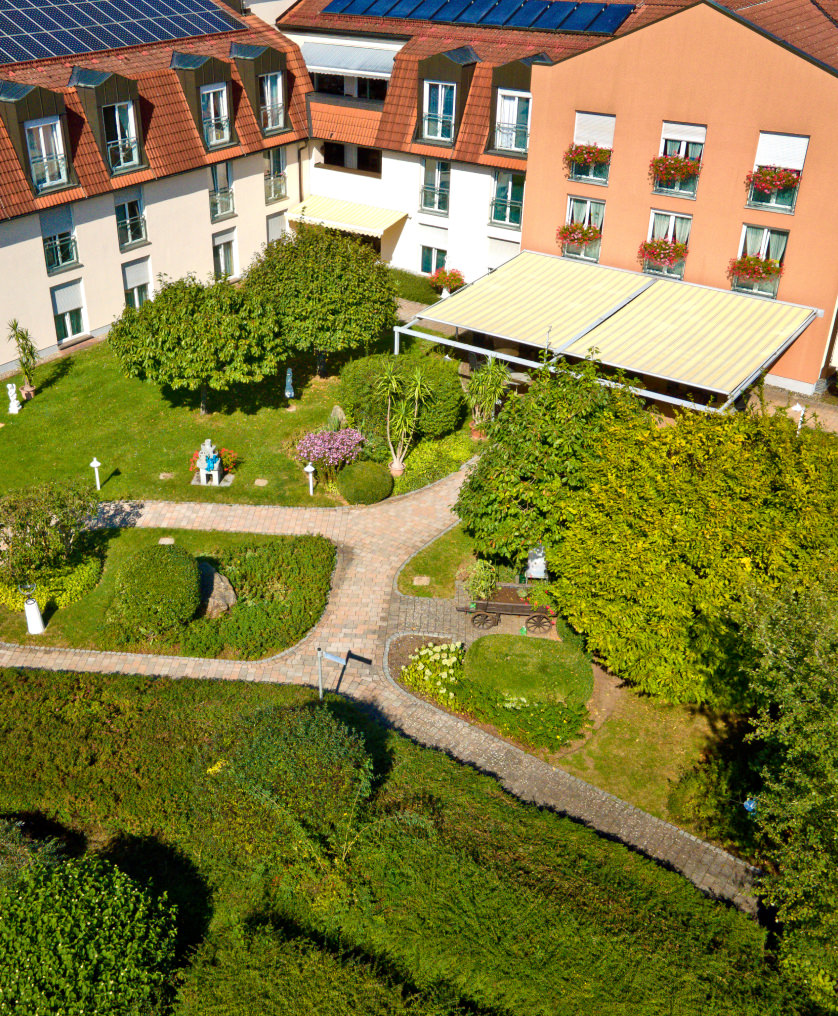 Bild vom Bartholomäus Wohnpark und der Gartenanlage